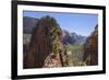 Trail to Angels Landing, Zion National Park, Utah, United States of America, North America-Gary-Framed Photographic Print