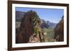 Trail to Angels Landing, Zion National Park, Utah, United States of America, North America-Gary-Framed Photographic Print