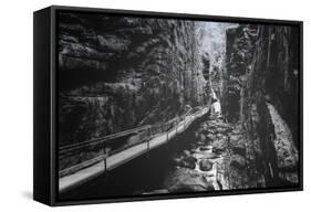 Trail to Flume Gorge, White Mountain New Hampshire-Vincent James-Framed Stretched Canvas