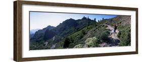 Trail to Roque Nublo, Gran Canaria, Canary Islands, Spain, Europe-Kim Hart-Framed Photographic Print