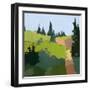 Trail to The Top-Anne Becker-Framed Art Print