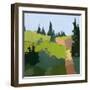 Trail to The Top-Anne Becker-Framed Art Print