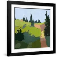 Trail to The Top-Anne Becker-Framed Art Print