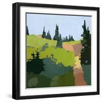 Trail to The Top-Anne Becker-Framed Art Print