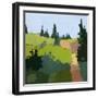 Trail to The Top-Anne Becker-Framed Art Print