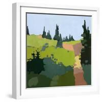 Trail to The Top-Anne Becker-Framed Art Print