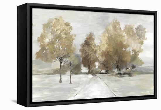 Trail Under the Trees-Allison Pearce-Framed Stretched Canvas