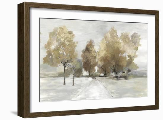 Trail Under the Trees-Allison Pearce-Framed Art Print