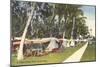 Trailer Campground, Florida-null-Mounted Art Print