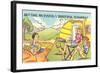 Trailer Cartoon-null-Framed Art Print