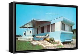 Trailer in Trailer Park-null-Framed Stretched Canvas