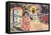 Trailer Park Cartoon-null-Framed Stretched Canvas