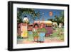 Trailer Park Cartoon-null-Framed Art Print