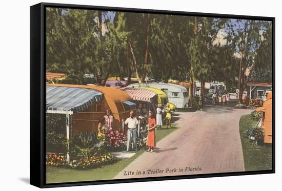 Trailer Park, Florida-null-Framed Stretched Canvas