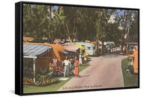 Trailer Park, Florida-null-Framed Stretched Canvas