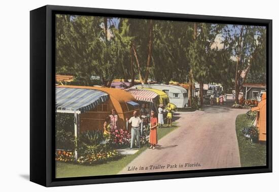 Trailer Park, Florida-null-Framed Stretched Canvas