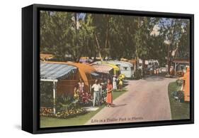 Trailer Park, Florida-null-Framed Stretched Canvas