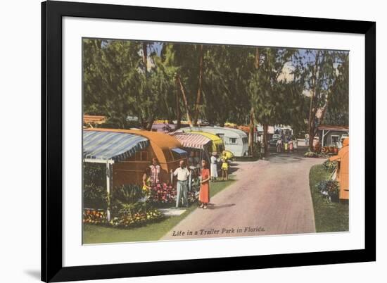 Trailer Park, Florida-null-Framed Premium Giclee Print