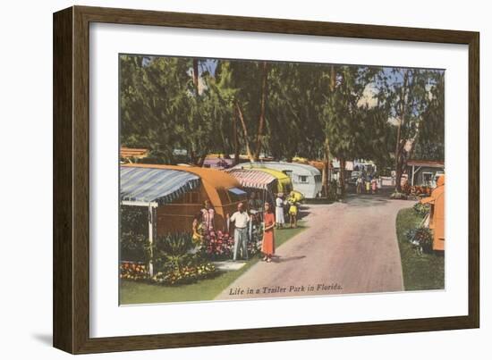 Trailer Park, Florida-null-Framed Art Print