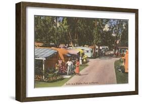 Trailer Park, Florida-null-Framed Art Print