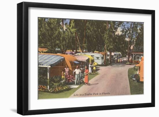 Trailer Park, Florida-null-Framed Art Print