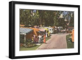 Trailer Park, Florida-null-Framed Art Print