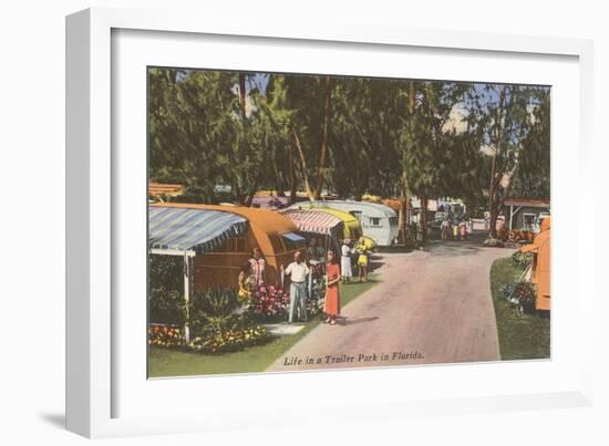 Trailer Park, Florida-null-Framed Art Print