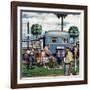 "Trailer Park Garden", February 2, 1952-Stevan Dohanos-Framed Giclee Print