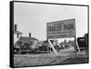 Trailer Park Sign-Marion Post Wolcott-Framed Stretched Canvas