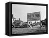 Trailer Park Sign-Marion Post Wolcott-Framed Stretched Canvas