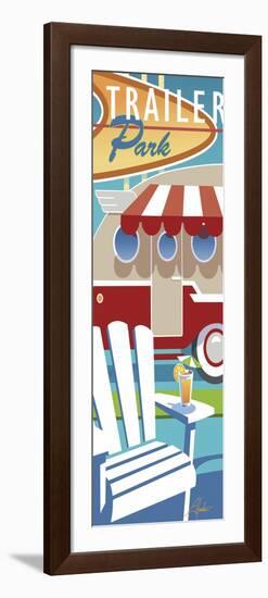 Trailer Park-Larry Hunter-Framed Giclee Print