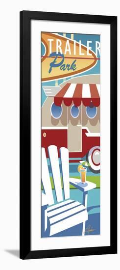 Trailer Park-Larry Hunter-Framed Giclee Print