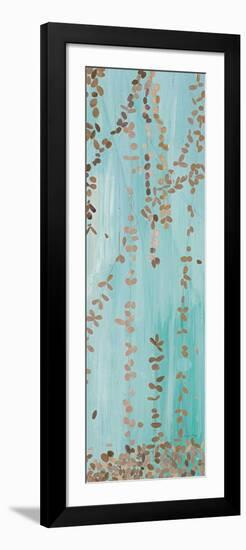 Trailing Vines II Blue-Candra Boggs-Framed Premium Giclee Print