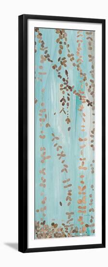 Trailing Vines III Blue-Candra Boggs-Framed Premium Giclee Print