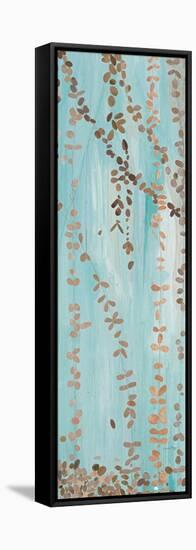 Trailing Vines III Blue-Candra Boggs-Framed Stretched Canvas