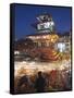 Trailokya Mohan Narayan Temple, Durbar Square (UNESCO World Heritage Site), Kathmandu, Nepal-Ian Trower-Framed Stretched Canvas