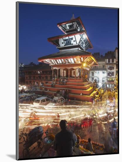 Trailokya Mohan Narayan Temple, Durbar Square (UNESCO World Heritage Site), Kathmandu, Nepal-Ian Trower-Mounted Photographic Print