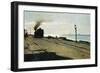 Train, 16 July 1883-Lorenzo Delleani-Framed Giclee Print