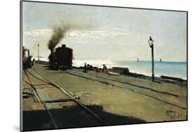 Train, 16 July 1883-Lorenzo Delleani-Mounted Giclee Print