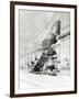 Train Accident at the Gare Montparnasse in Paris on 22nd October 1895-null-Framed Premium Giclee Print