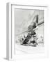 Train Accident at the Gare Montparnasse in Paris on 22nd October 1895-null-Framed Giclee Print