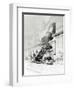 Train Accident at the Gare Montparnasse in Paris on 22nd October 1895-null-Framed Giclee Print