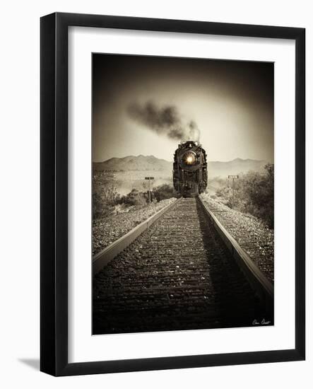 Train Arrival II-David Drost-Framed Photographic Print