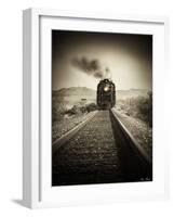 Train Arrival II-David Drost-Framed Photographic Print