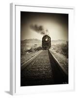 Train Arrival II-David Drost-Framed Photographic Print