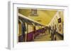 Train Arrives at Wood Green Station London-William Mcdowell-Framed Art Print