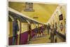 Train Arrives at Wood Green Station London-William Mcdowell-Mounted Art Print