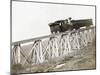 Train Ascending Mount Washington-null-Mounted Photographic Print