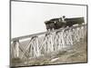 Train Ascending Mount Washington-null-Mounted Photographic Print