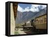 Train at a Stop in the Urubamba Valley in Peru, South America-Sassoon Sybil-Framed Stretched Canvas